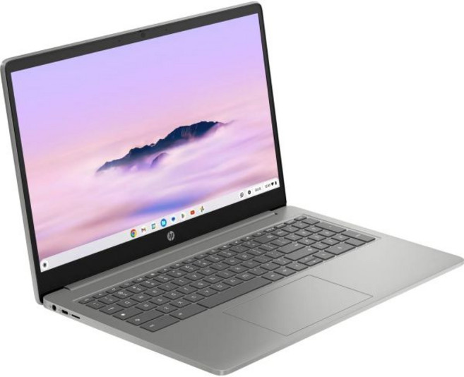 HP 크롬북 15a-nb0020 15.6인치 FHD 디스플레이 노트북 인텔 코어 i3-N305 8GB RAM 128GB UFS 크롬OS 실버 (리퍼비시), HP 크롬북 15a-nb0020 15.6인치 FHD 디