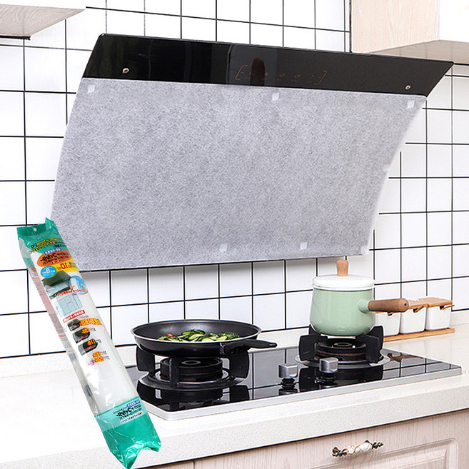 주방후드필터 10M 오일 기름방지 흡수 종이 부직포 가스레인지 불연성 기름때 찌든때 청소/정직한사람들, 4.6cmX10M, 1개