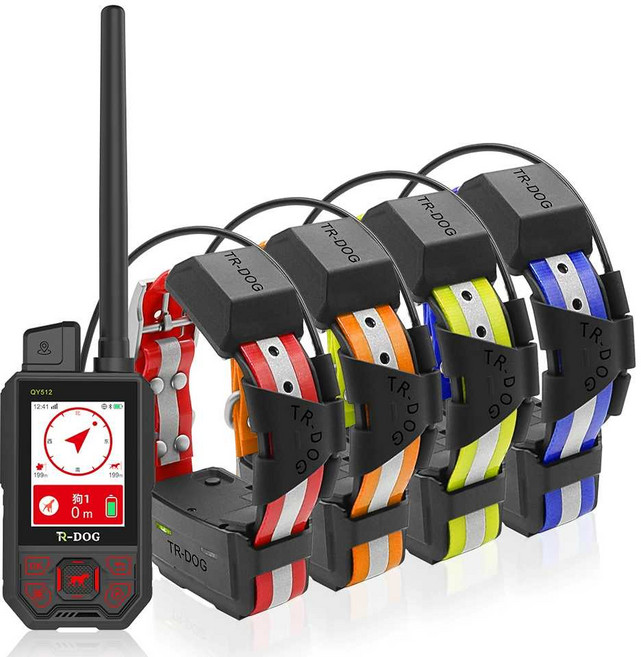 사냥개 GPS탐지기 목줄 장거리 위치추적 산 방목, 1개, 2세대 - 블랙(4개에 1개)
