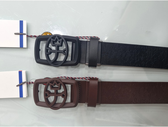 까스텔바작 남성골프 사계절 소가죽 벨트 EWGT201, 브라운