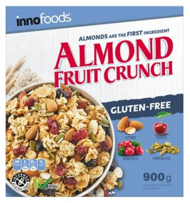 Innofoods 아몬드 과일 크런치 시리얼 900g, 2개