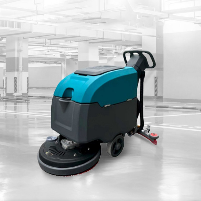 알파510 보행식 바닥청소차 습식청소장비 복도 식당 주차장 업소용 호텔 공항, 블루&블랙, 알파-510