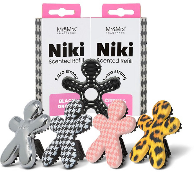 공식수입품 미스터앤미세스 체사레 니키 리필 차량용방향제, 니키방향제 본품, 프레쉬에어, 1개