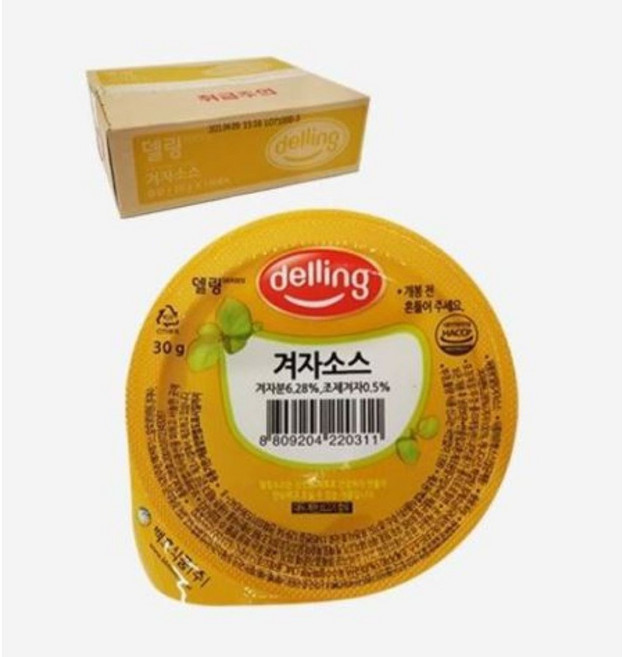 델링 겨자소스, 30g, 200개