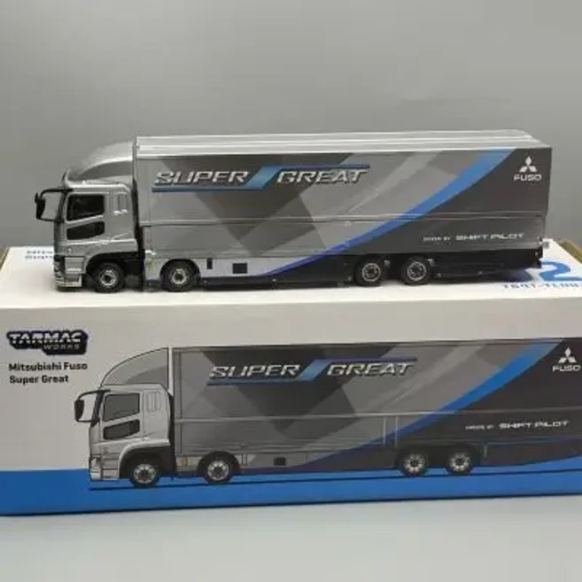 타막 웍스 1:64 미쓰비시 후소 슈퍼 그레이트 컨테이너 합금 자동차 모형, 01 Automobile model