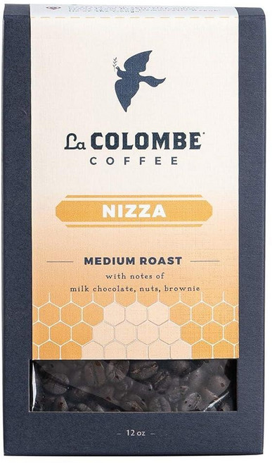 라 콜롬브 니짜 미디엄 로스트 통콩 커피 밀크 초콜릿 견과류 브라우니 꿀맛 로스트 견과류 5파운드 1팩, 12 Ounce (Pack of 4), Monaco
