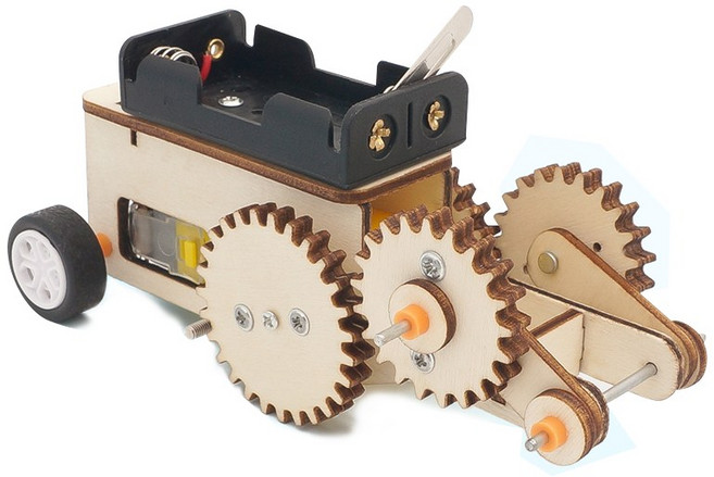 티처스 STEAM 과학교구 모음전2 DIY 만들기, 11-전진후진 방향전환 자동차 만들기 C-24