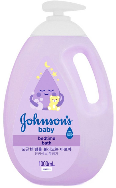 존슨즈베이비 베드타임 바스 바디클렌저 아로마향, 1L, 1개
