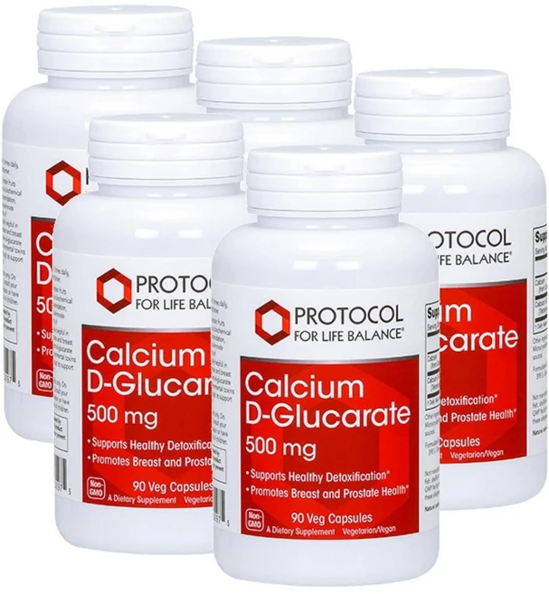 프로토콜 칼슘 D-글루카레이트 500mg 캡슐 PROTOCOL FOR LIFE BALANCE Calcium D-Glucarate, 5개, 90정 - 쿠팡