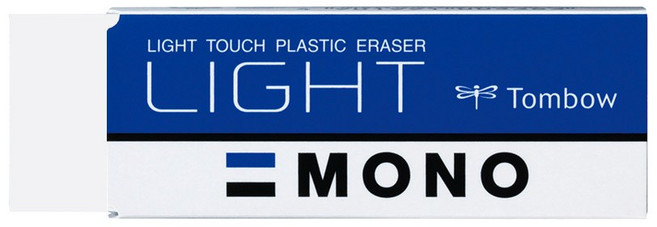 톰보 모노 라이트 지우개 (PE-LT) 낱개5개, 단품