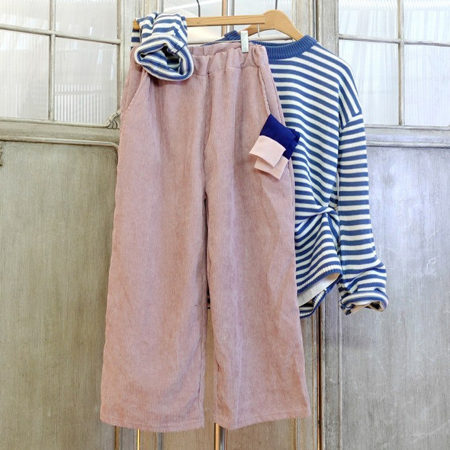 이힝 9컬러 와이드 밴딩 코듀로이팬츠 바지