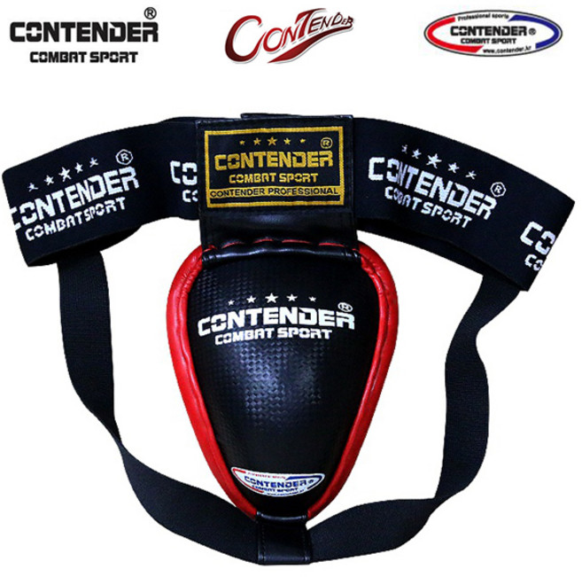 [티맥스] 컨텐더 벨트형 스틸 낭심보호대 CBP-785, 검정, 1개