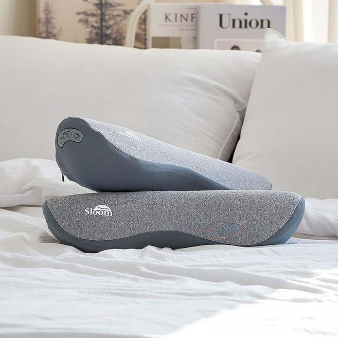 [슬룸 정품] 슬룸 목 어깨 승모근 안마기 목편한케어 전용 커버 그레이