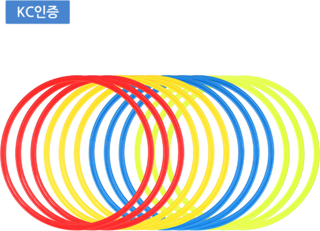 키더스 유아체육교구 액션후프 12개세트 가방포함