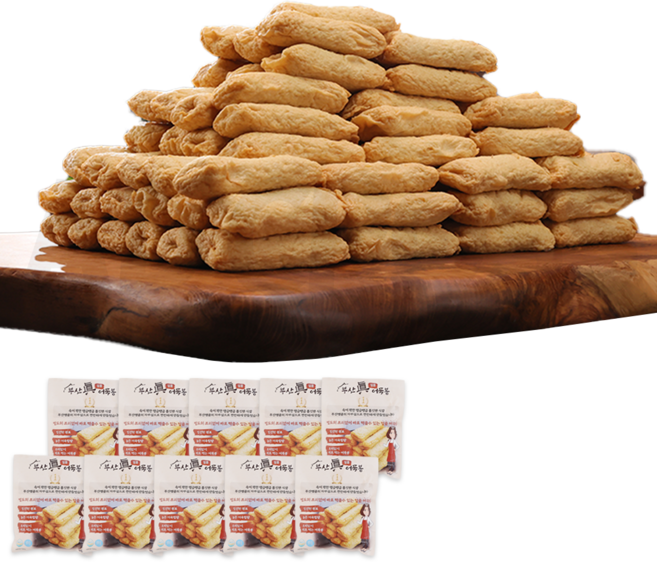 [인포벨]TV홈쇼핑정품 애드크로스 부산진 일품 어묵봉 순한맛 30p + 매운맛 20p, 2세트, 1.5kg