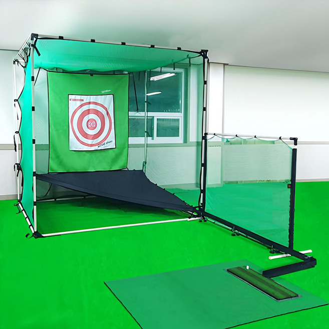 무한 자동공급기 개인골프연습장 골프그물망 풀세트, 무동력 볼공급 시스템 세트구성, 1개