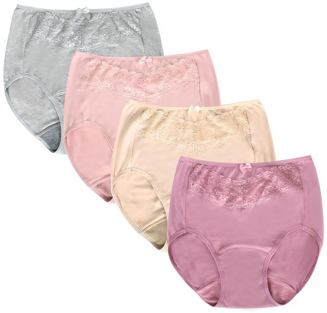 인따르시아 여성 레이스 요실금 안심팬티 4종