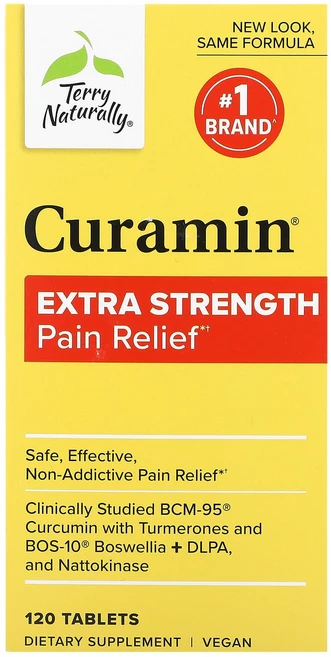 Terry Naturally 큐라민 고 강도 진통제 120 정, TerryNaturally큐라민고강도진통제120정 - 쿠팡