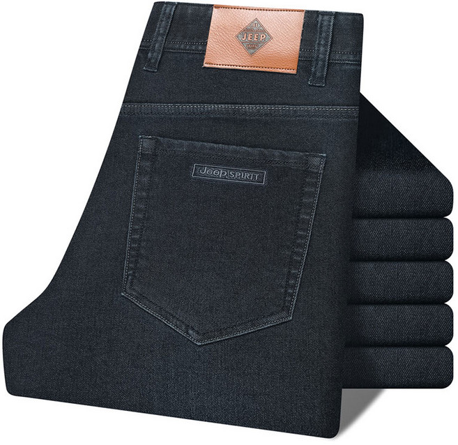 JEEP SPIRIT 지프 스피릿 남성 청바지 캐주얼 스트레치 청바지 스트레이트 느슨한 청바지 J725+양말