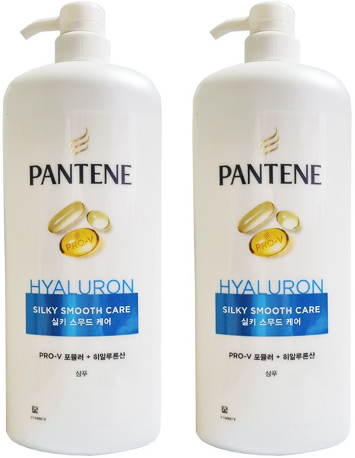 팬틴 실키 스무드 케어 샴푸 1200ml X2개, 1.2L, 2개