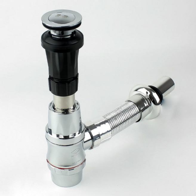 국산 세면대배수관 세면대부속품 세면대배관 벽배수전용 물마개+폽업+트랩 포함, 1개