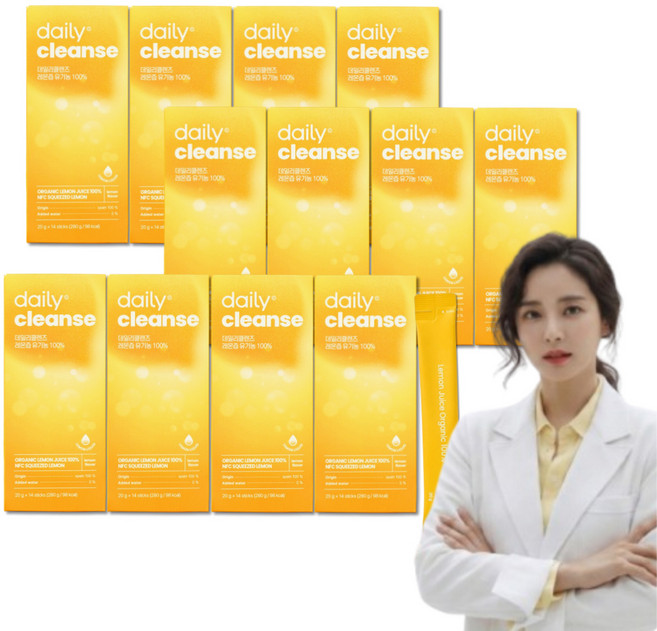 네추럴라이즈 데일리클렌즈 레몬즙 유기농 100%, 12개