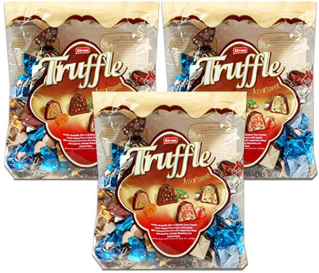 엘반 트러플 어솔트먼트 초콜릿, 500g, 3개