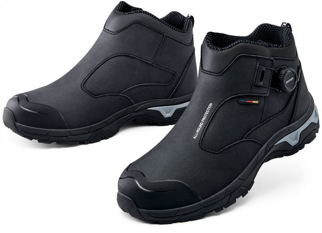 워킷 캐주얼 부츠 스타일 안전화 경량 다이얼 6인치 방수 블랙 kcs인증 남자 여성 발편한 가벼운 작업화