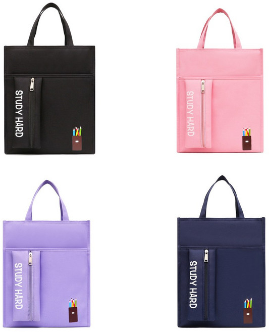 드림시오 신발 주머니 학생 보조가방 신주머니 학원 가방 실내화가방 운동 스포츠 가방 토트백, 블랙, 1개