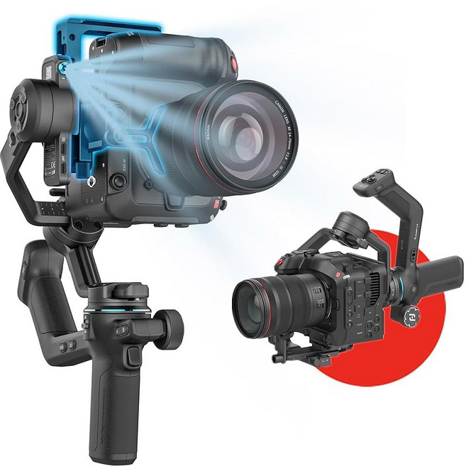 페이유테크 스콜피온-C2 짐벌 스태빌라이저 DSLR 및 미러리스 카메라 AI 트래킹 기능이 내장된 카메라 짐벌 네이티브 수직 촬영 / / / /후지필름용 3.5kg/7.72파