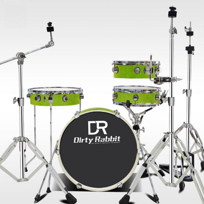 이스턴 코리아 DR STREET 드럼 세트 4기통 공연 합주 버스킹 라이브, 1세트, 샤이닝 그린