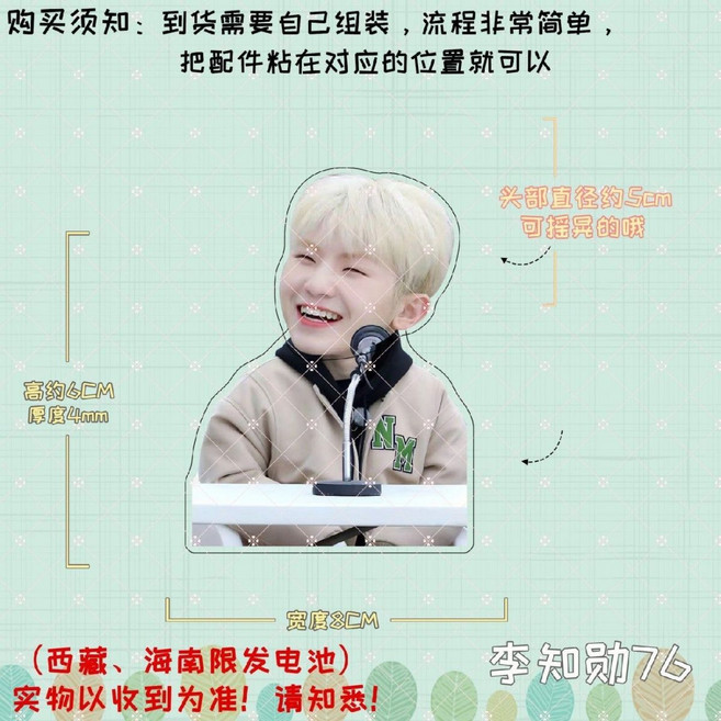 徐明浩 周邊 崔勝哲 全圓佑 李碩珉 自動搖頭擺件 創意禮品, 1個, SEVENTEEN76電池款(適用于室內)