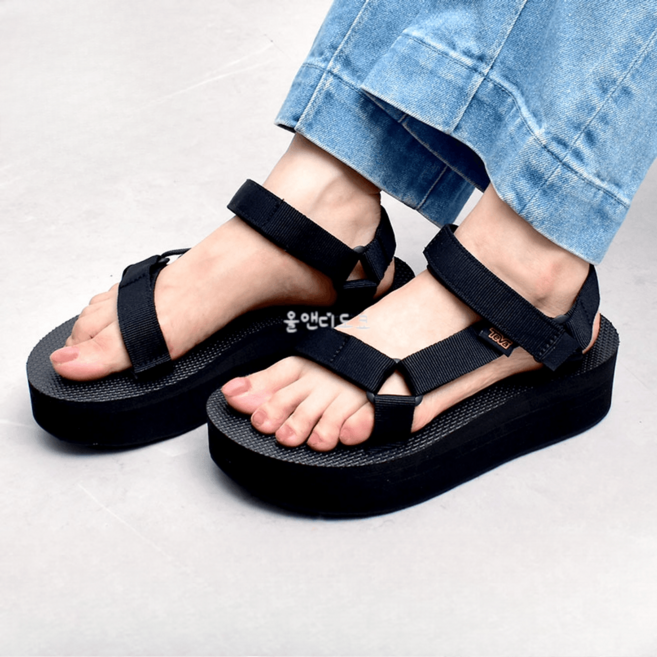 테바 TEVA 여성샌들 스포츠샌들 FLATFORM UNIVERSAL 블랙 1008844