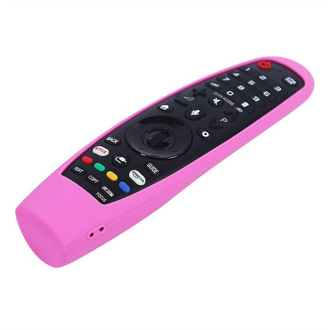LG TV용 보호 실리콘 케이스 AN MR600 650 DIY MR18BA MR19BA 리모컨 커버 충격 방지 세척 가능한 원격 MR 18 커버, -Pink, 1개