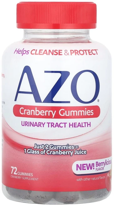 아조 크랜베리 구미젤리 베리리셔스 구미젤리 72개, 1개, 72정 - 쿠팡