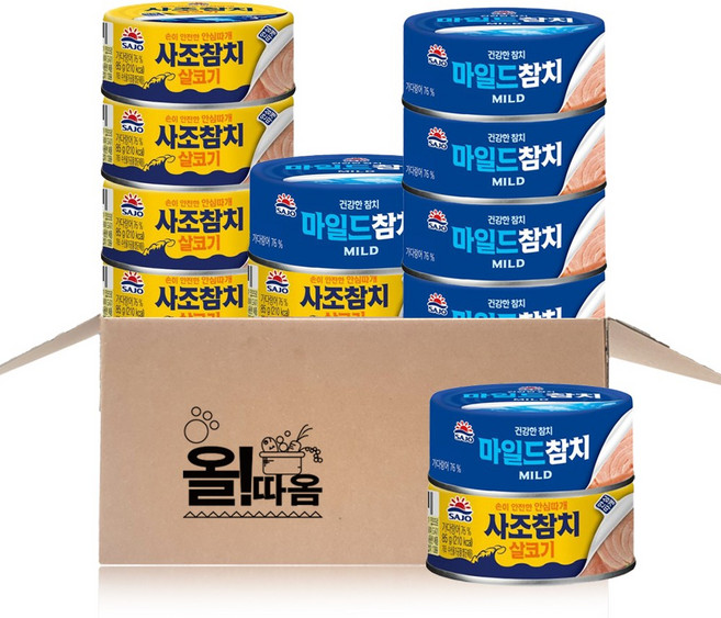 사조해표 살코기참치85g X 6캔+마일드참치85g 6캔, 1세트