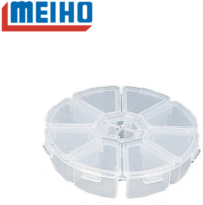 메이호 PC110 원형 케이스 낚시 채비 보관 수납 소품통, PC110-200790, 1개