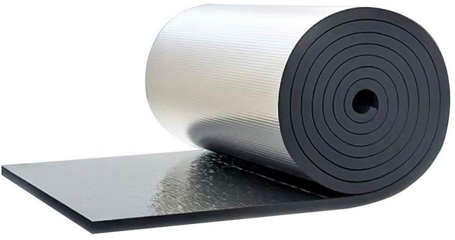 隔熱降噪自粘鋁箔隔音棉，加厚鋁箔，隔熱防水降噪，DIY自黏，多種尺寸可選, 鋁箔自粘20cm寬*100CM長【20MM厚】, 1件