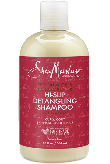 시어모이스처 레드 팜 오일 & 코코아 버터 하이-슬립 디탱글링 샴푸, 1개