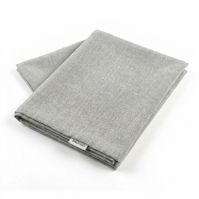 오르홈 온열 찜질기 커버(천) 전용 벨크로 호환가능 자가드 옥스퍼드 원단 (개별비닐포장), 그레이, 37 x 70cm