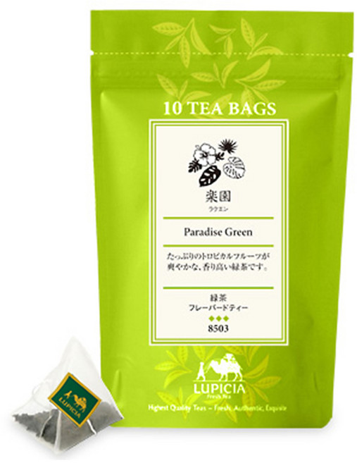 루피시아 8503 녹차 낙원 티백, 1개, 10개입, 2.5g