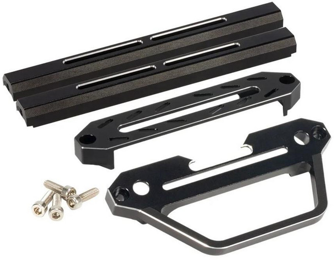 알루미늄 송신기 운반 핸들 보호대 베벨 스티어링 휠 컨트롤러용, 색상: 9. Black, 1개