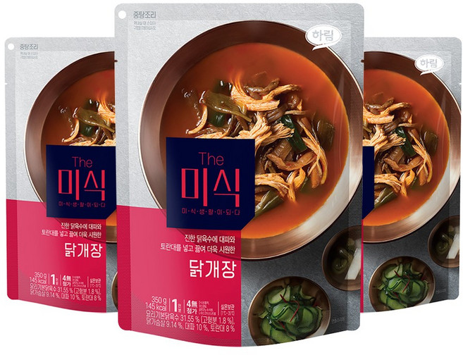 더미식 닭개장, 350g, 3개