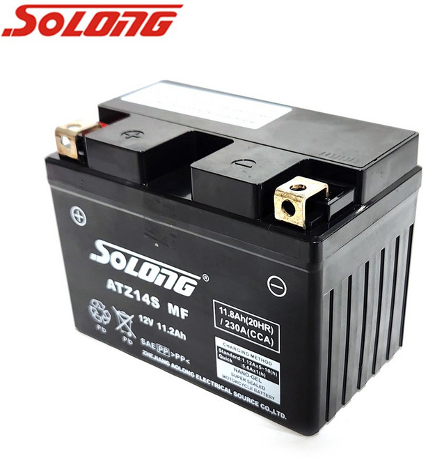 혼다 NC750 CB1100 ST1300 볼트950 용 소롱 배터리 ATZ14S(12V11.2A) YTZ14S YTZ12S 호환, 1개