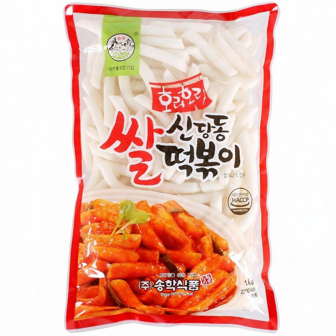 송학식품신당동 쌀떡볶이 1kg x 10개