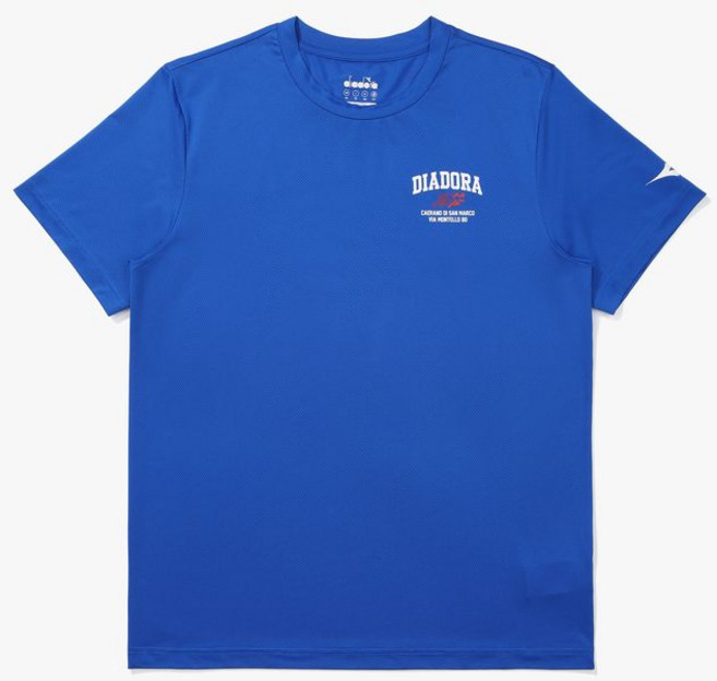 디아도라 Diadora 퍼포먼스 러닝 메쉬 반팔 티셔츠 BLUE 매장정품 216863