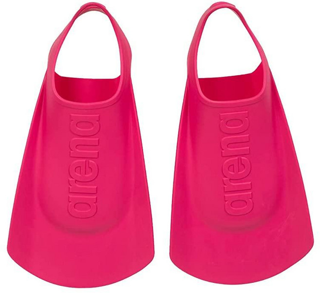 아레나 Arena 아동용 주니어 수영 트레이닝 오리발 무릎 수영용 오픈 힐 및 유체 역학 슬릿 하늘 사이즈 12.5-13.5 US, 핑크