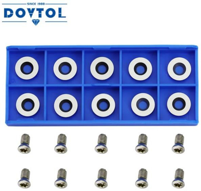 Ci3 라운드 카바이드 인서트 커터 나이프 교체 블레이드 DIY 선반 목재 터닝 피니셔 중공 공구에 적합 12x2.5mm 10 개, 협력사, 한개옵션0, 01 CHINA