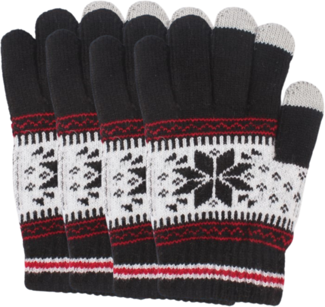 스마트폰 터치 겨울장갑 방한 기모 니트장갑