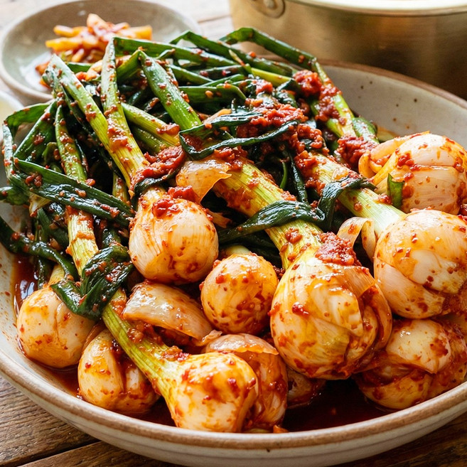 전라도 양파 줄기 김치 별미 국내산, 2kg, 1개